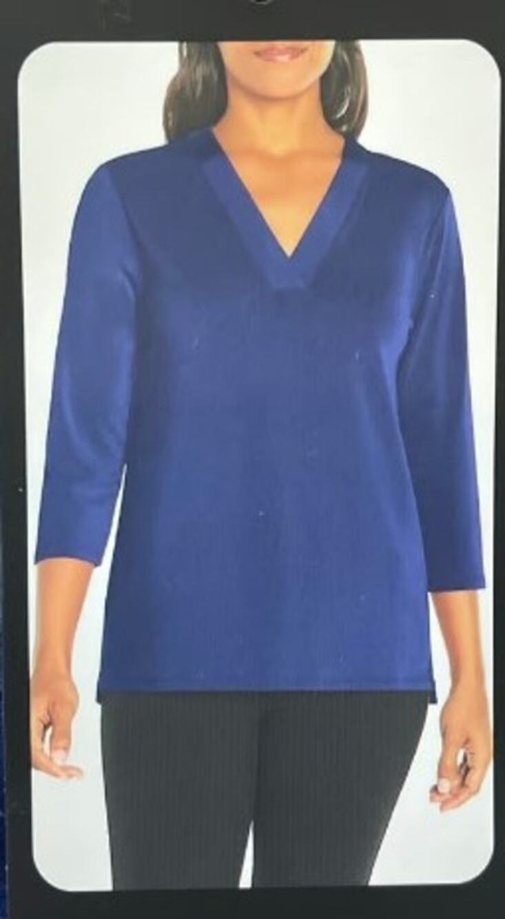 *Banana Republic Womens V Neck 3/4 Sleeve Top - Small